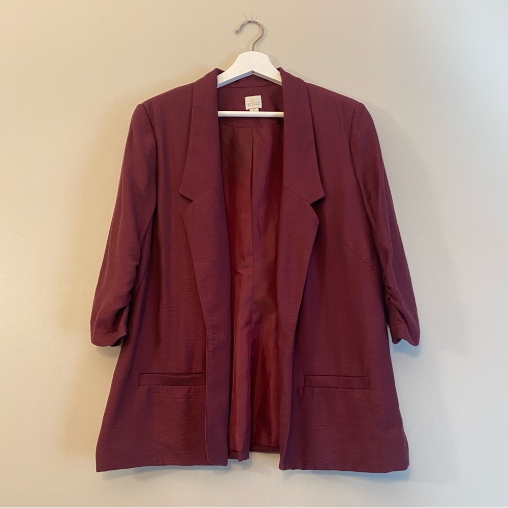 Lauren Conrad Burgundy Blazer, Size 12